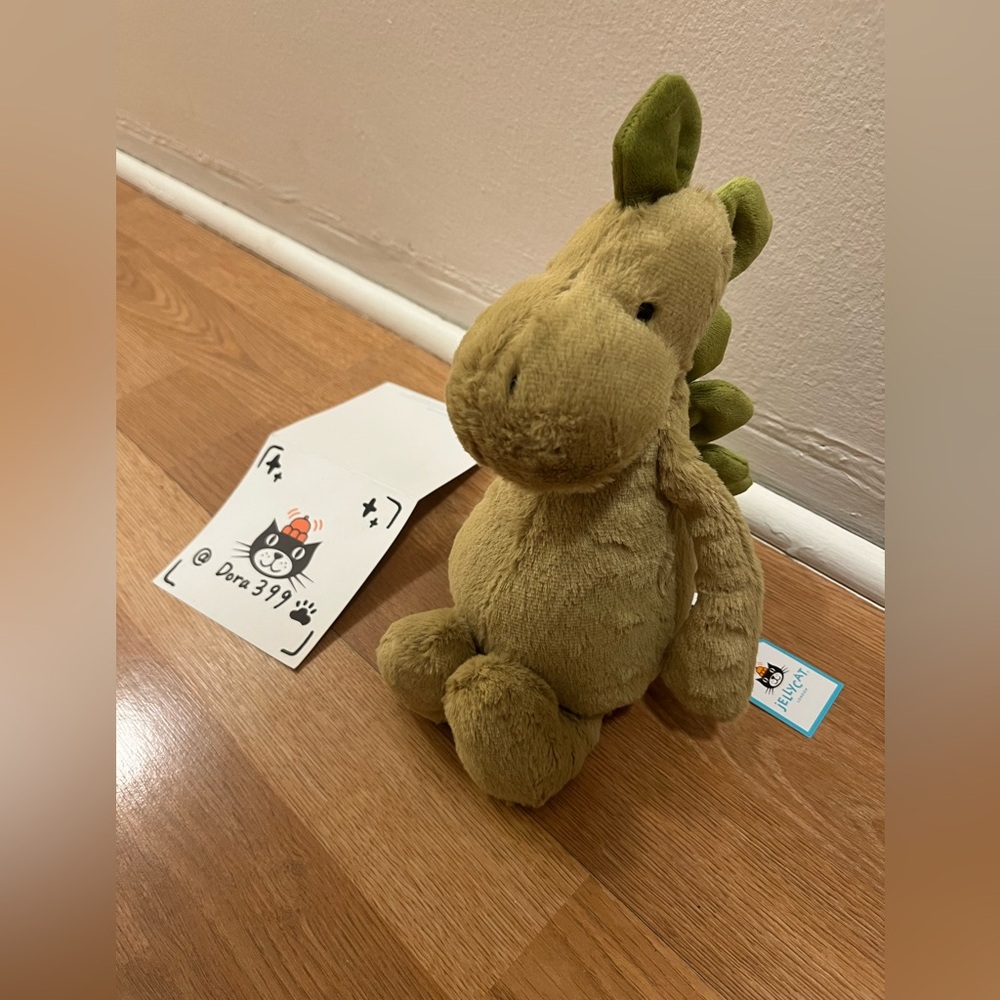 Jellycat Bashful Dino Plush – Authentic – 12” Soft Dinosaur – New With Tag